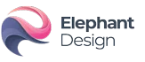 Logo van SEO-bureau Elephant Design