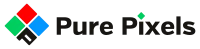Logo van SEO-bureau Pure Pixels Internetbureau