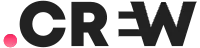 Logo van online marketing bureau .CREW - Digital marketing agency